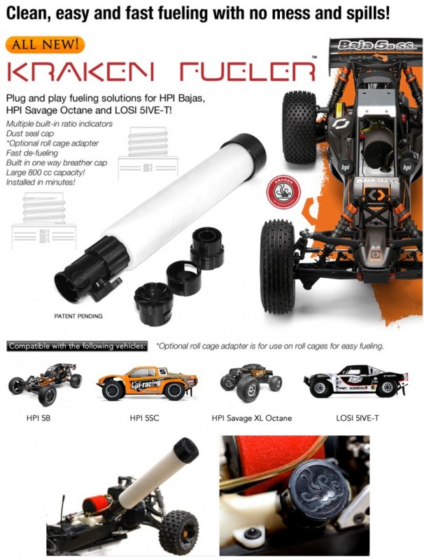 Kraken Fueler Kit for HPI Bajas Savage Octane XL and LOSI 5IVE-T.jpg